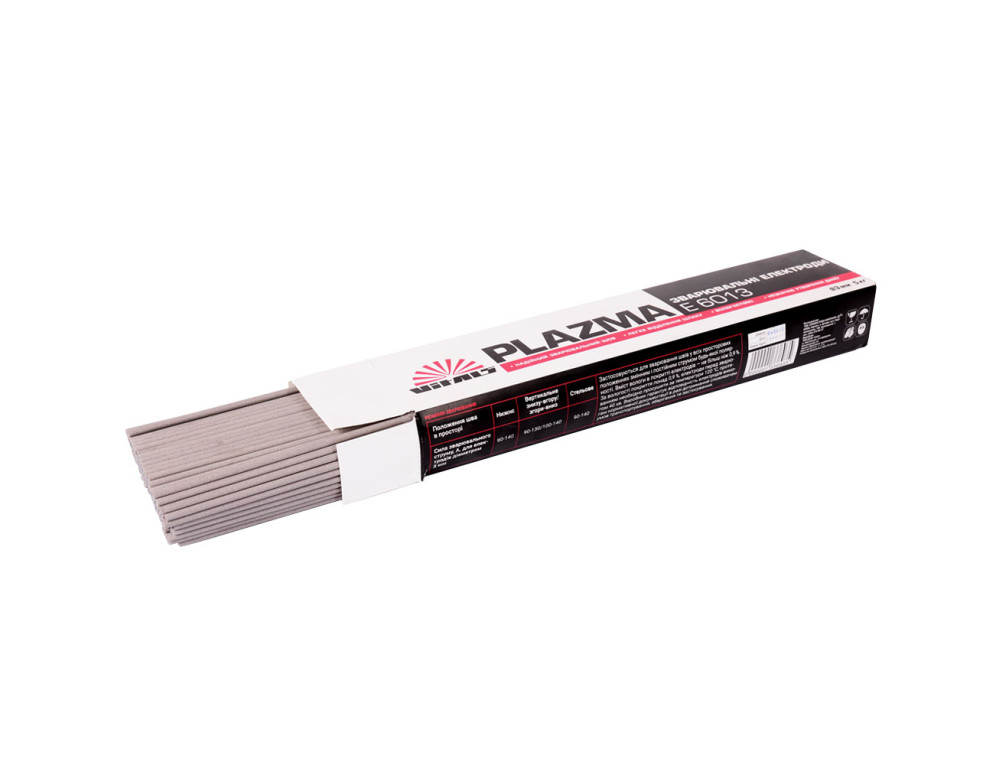 Електроди зварювальні Vitals Plazma E6013, d 3 мм, 5 кг