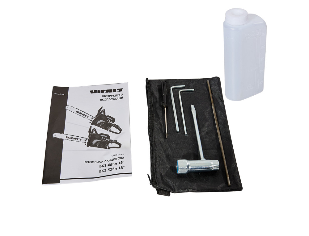 Бензопила ланцюгова Vitals BKZ 453n 15