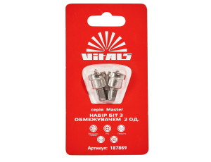 Біти S2 PH2х25 мм з обмежувачем, 2 од. Vitals Master