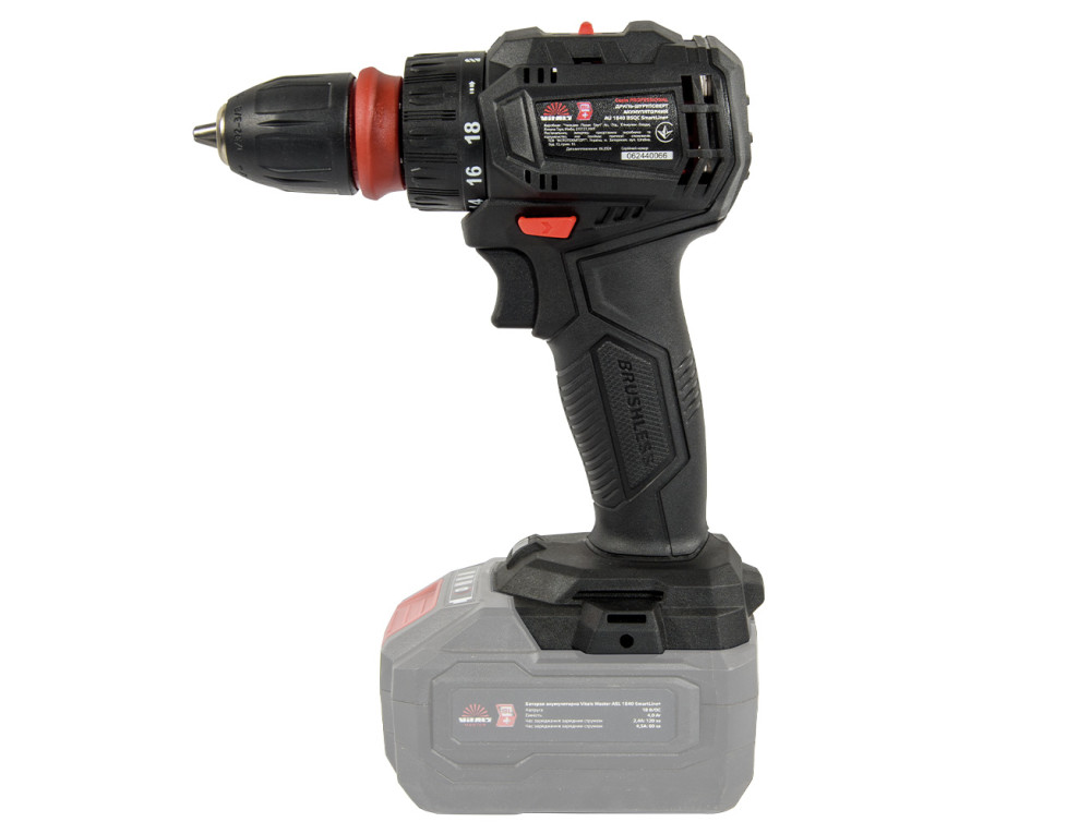 Дриль-шурупокрут акумуляторний Vitals Professional AU 1840 BSQC SmartLine+