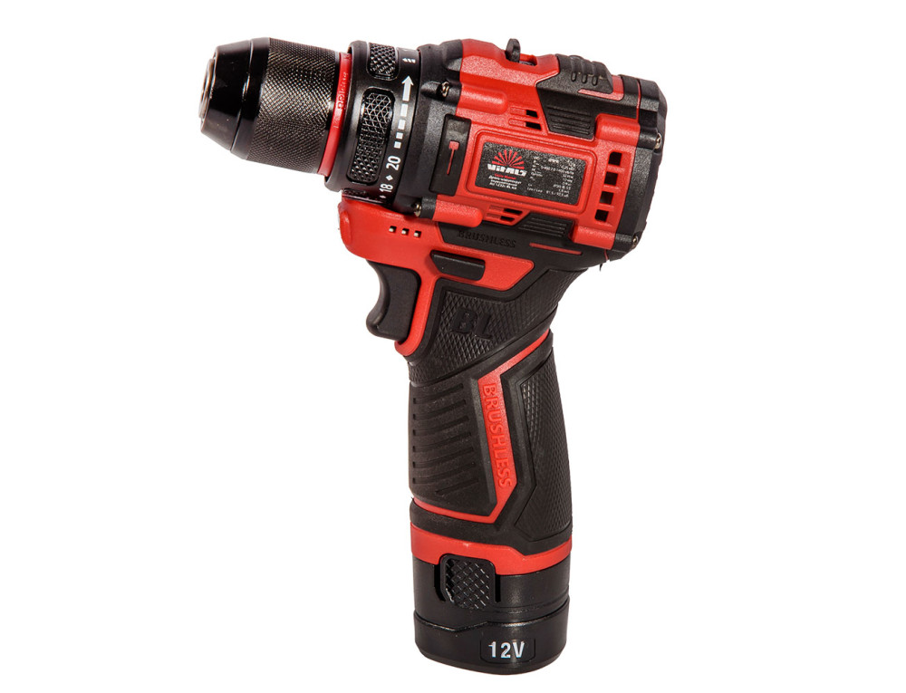 Дриль-шурупокрут акумуляторний Vitals Master AU 1232c BL Kit