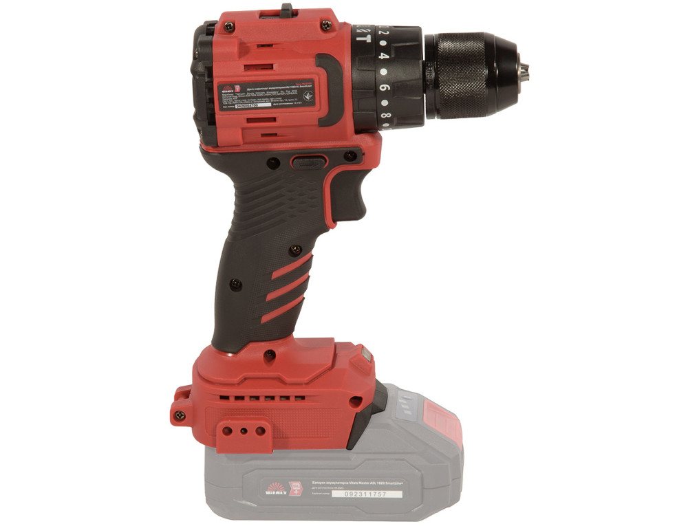 Дриль-шурупокрут акумуляторний Vitals Master AU 1850 BL SmartLine+