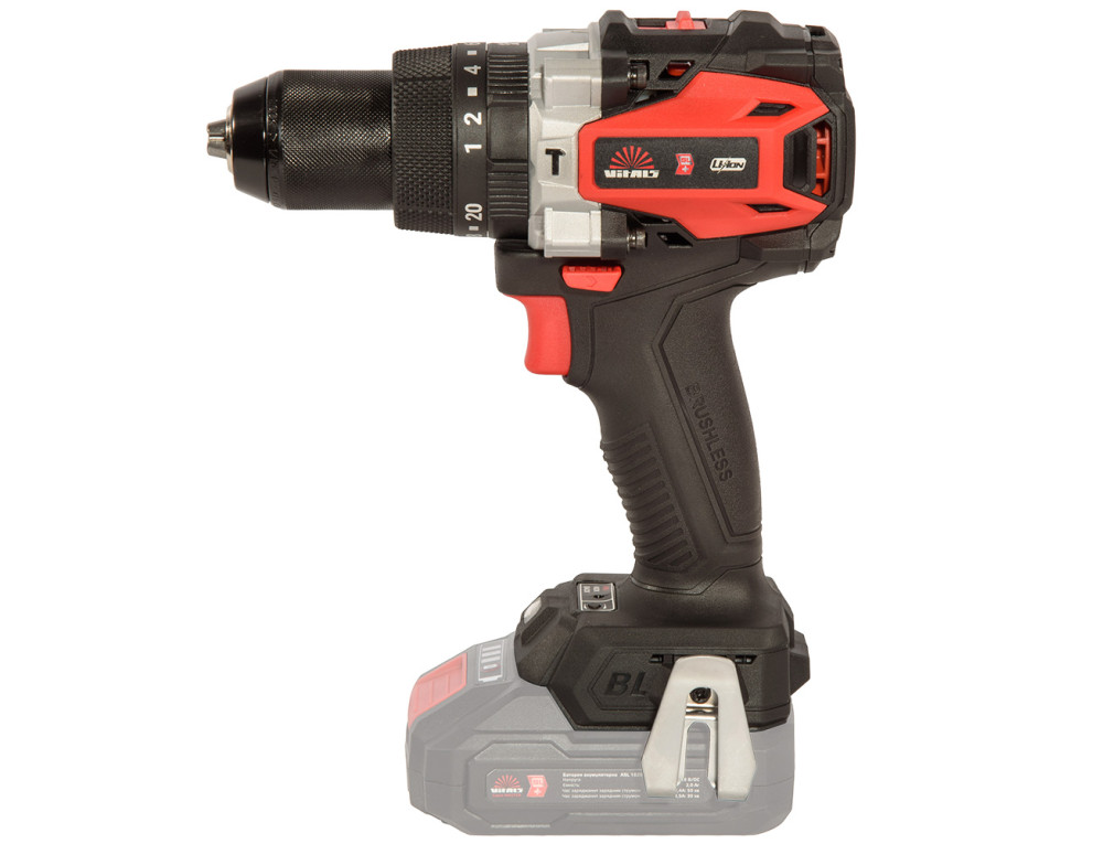 Дриль-шурупокрут акумуляторний Vitals Professional AU 18120 BL SmartLine+