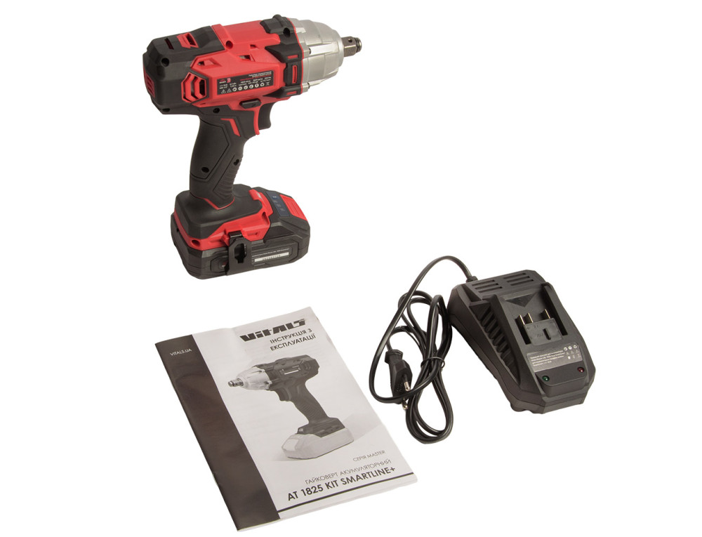 Гайкокрут акумуляторний Vitals Master AT 1825 Kit SmartLine+
