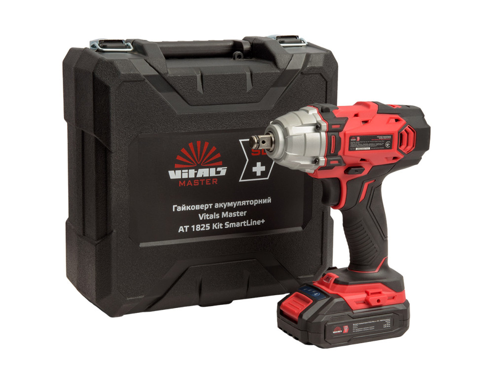 Гайкокрут акумуляторний Vitals Master AT 1825 Kit SmartLine+