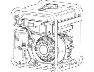 Генератор бензиновий інверторний Vitals IG 2.3bl
