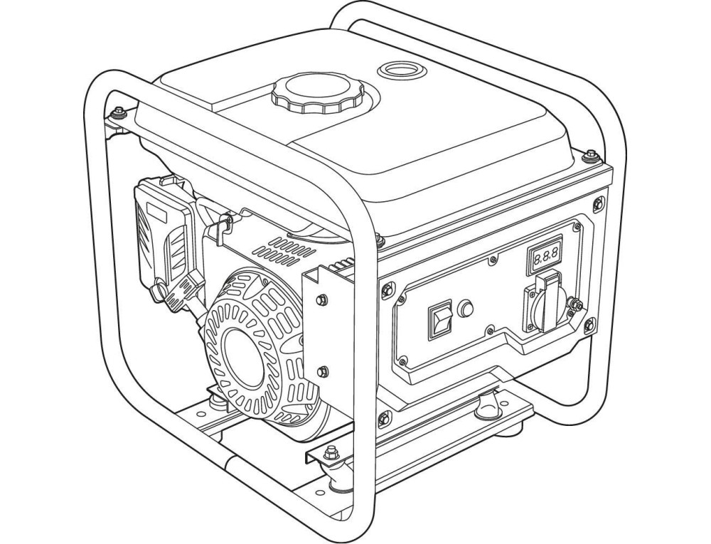Генератор бензиновий інверторний Vitals IG 2.8bl