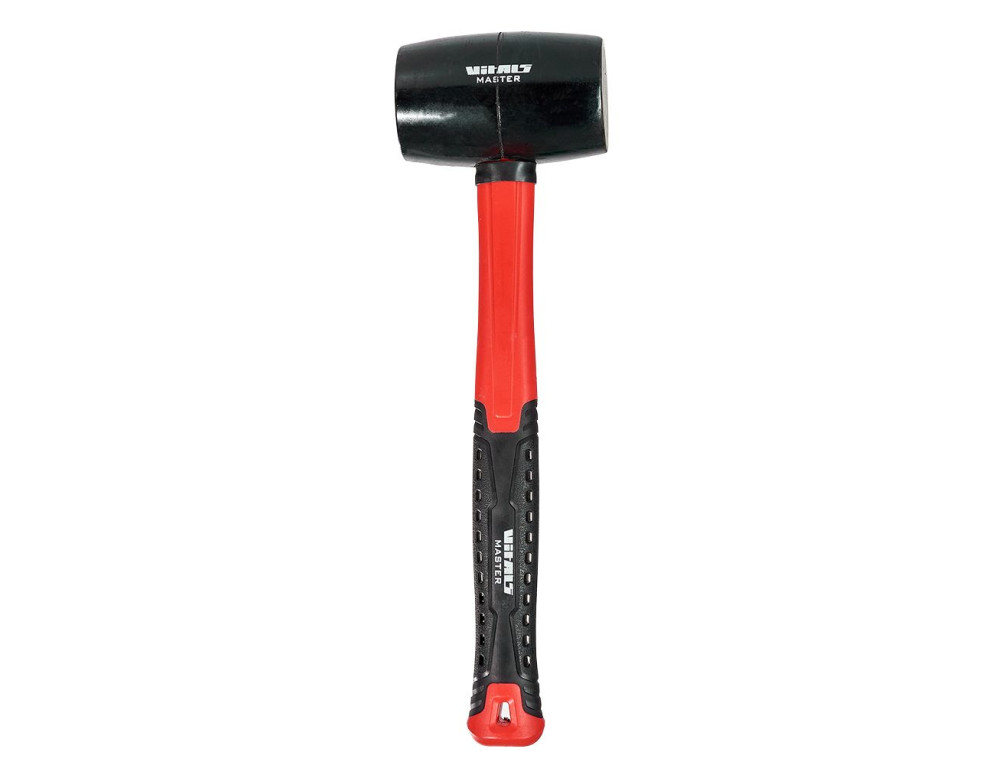Киянка гумова 450 г чорна, фіберглас Vitals Master