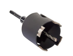 Комплект коронка алмазная по бетону Vitals Professional 72×110 мм М16 SDS-plus