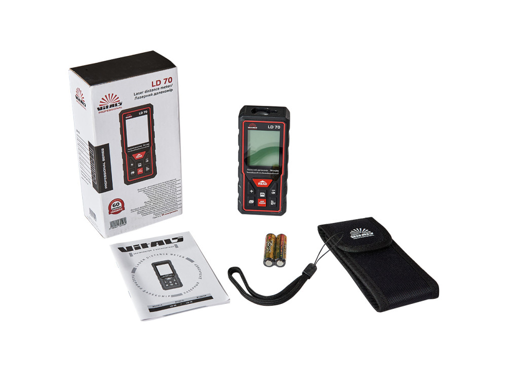 Лазерний далекомір Vitals Professional LD 70