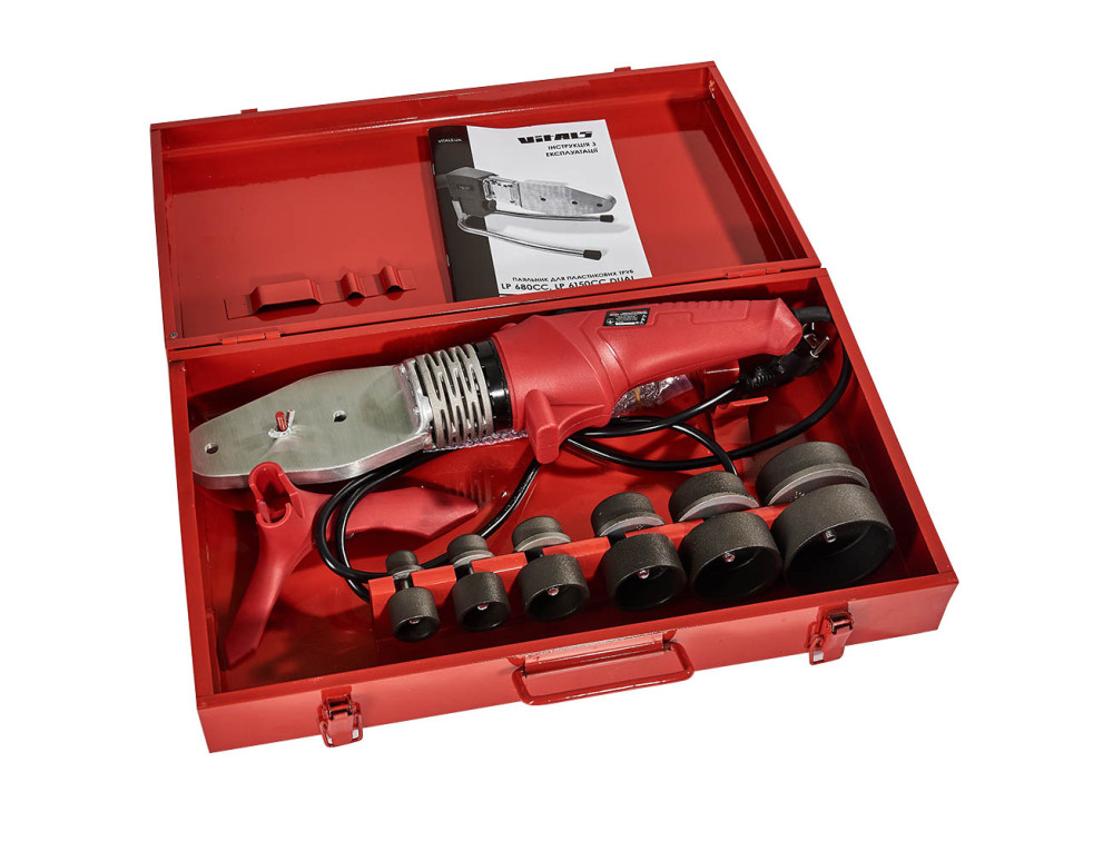 Паяльник для пластикових труб Vitals LP 6150CC dual