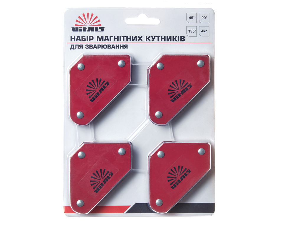 Набір магнітних кутників для зварювання Стріла Vitals WMS 4шт