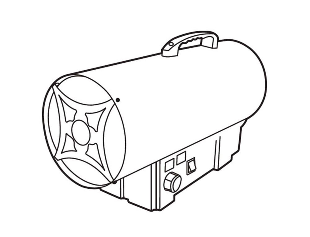Обігрівач газовий Vitals GH-154t