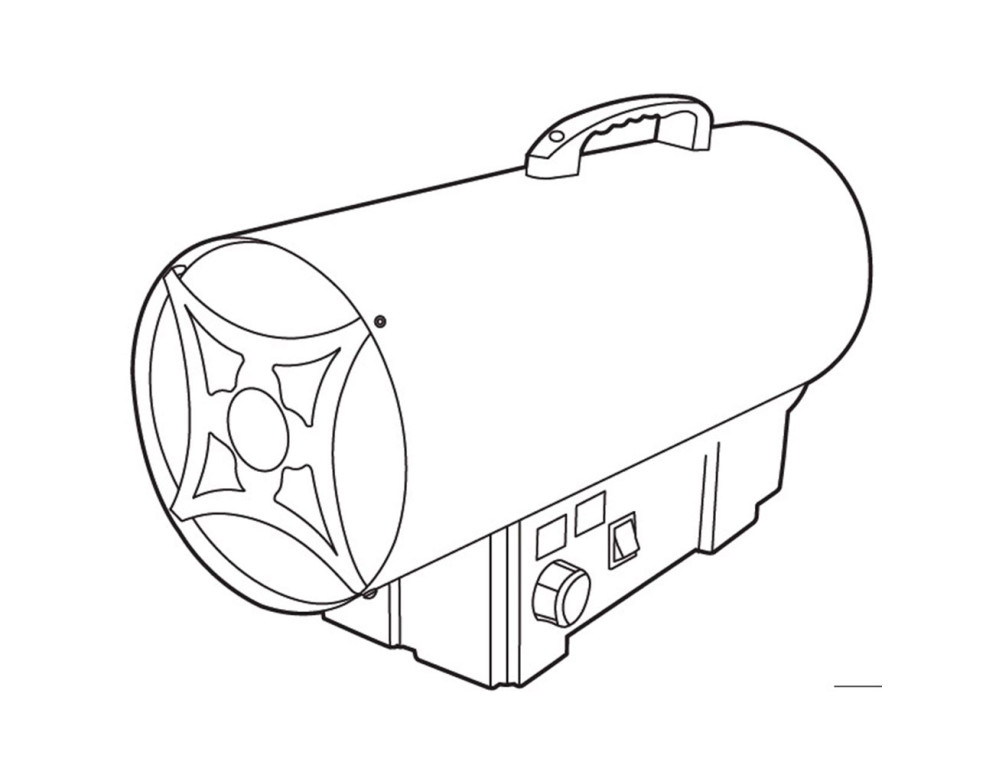 Обігрівач газовий Vitals GH-504t