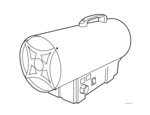 Обігрівач газовий Vitals GH-504t