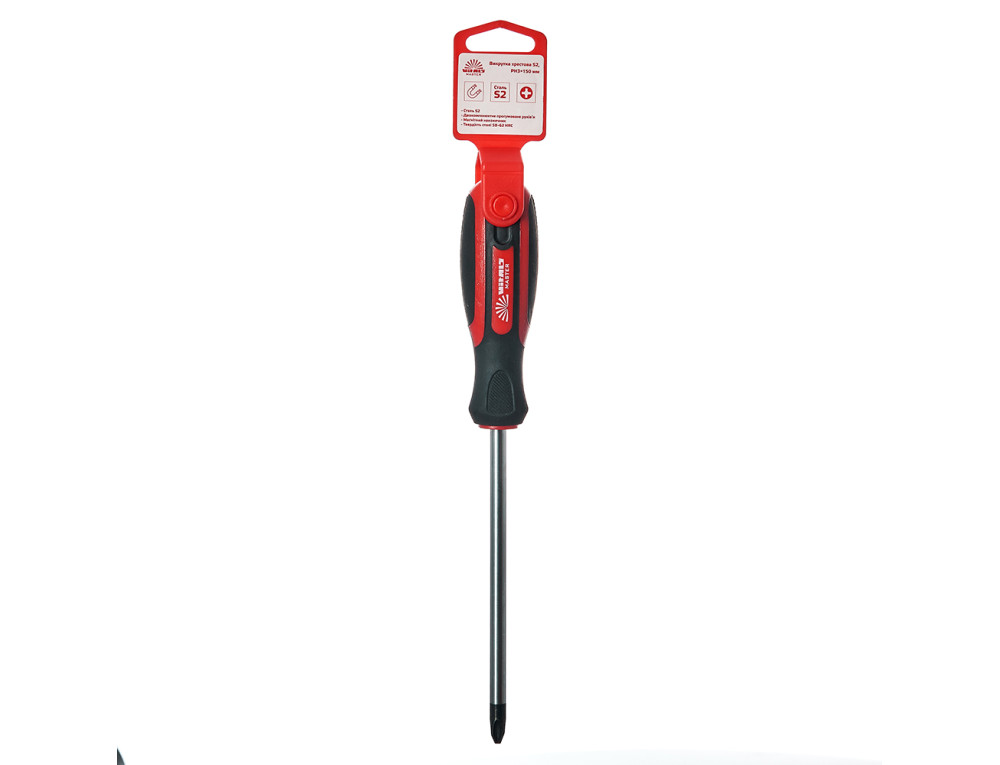 Викрутка хрестова Vitals Master S2, PH3х150 мм