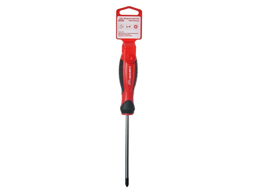 Викрутка хрестова Vitals, PH2х150 мм