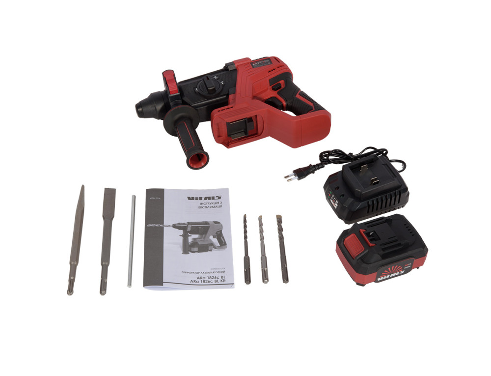 Перфоратор акумуляторний Vitals Master ARa 1826c BL Kit