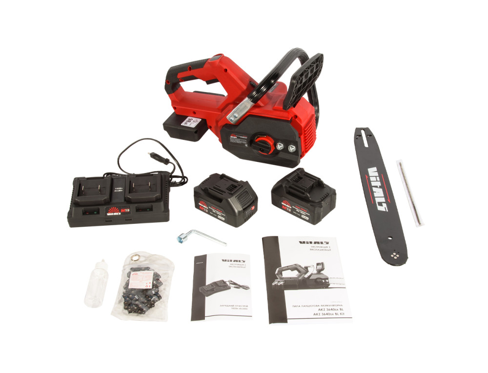 Пила ланцюгова акумуляторна Vitals AKZ 3640sx BL Kit