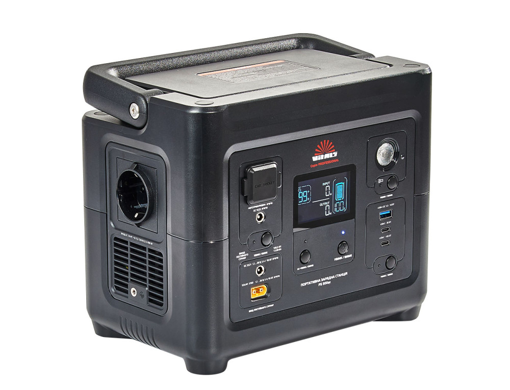 Портативна акумуляторна станція Vitals Professional PS 500qc