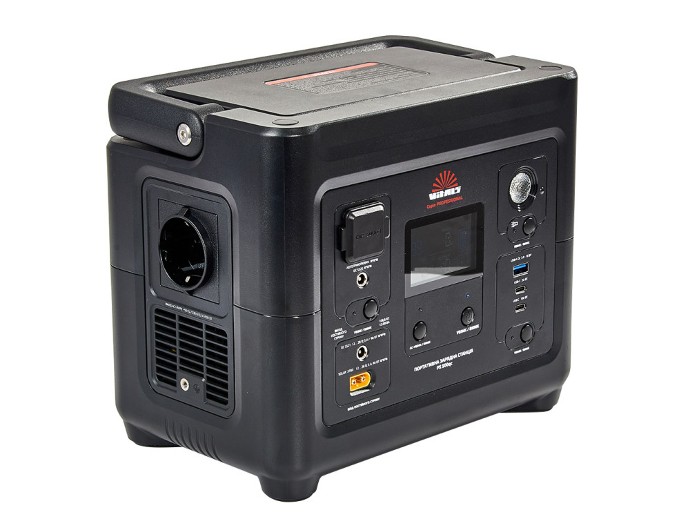Портативна акумуляторна станція Vitals Professional PS 500qc