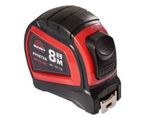 Рулетка 8 м × 25 мм автостоп Vitals Master