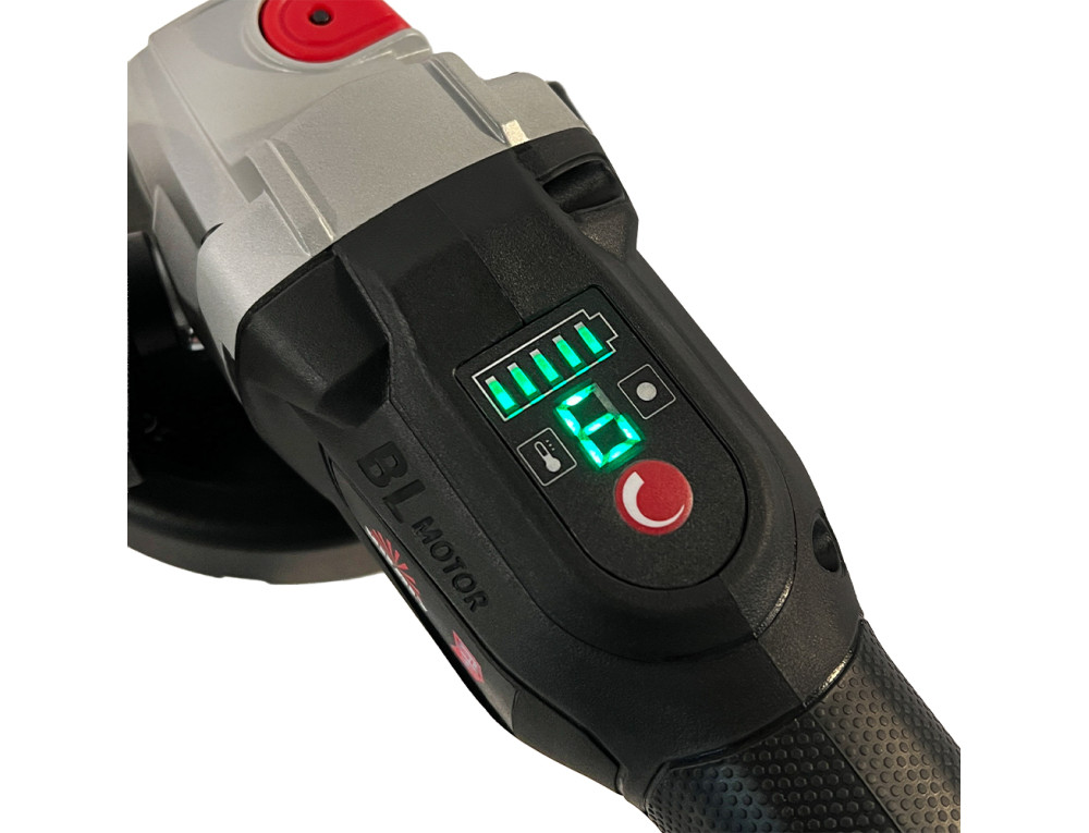 Шліфмашина кутова акумуляторна Vitals Professional ALs 18125v BS Kit SmartLine+
