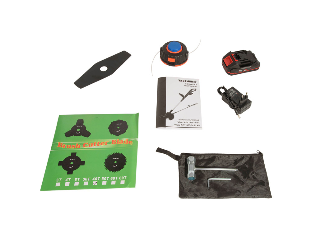 Тример акумуляторний Vitals AZT 1835-1n BL Kit
