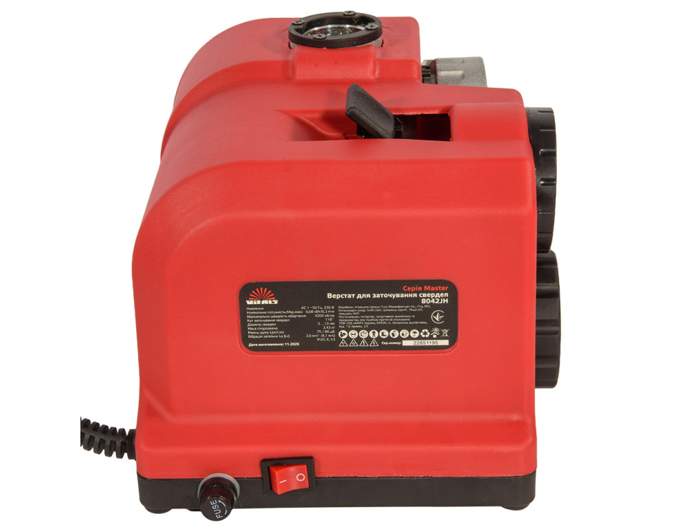 Верстат для заточування свердел Vitals Master 8042JH