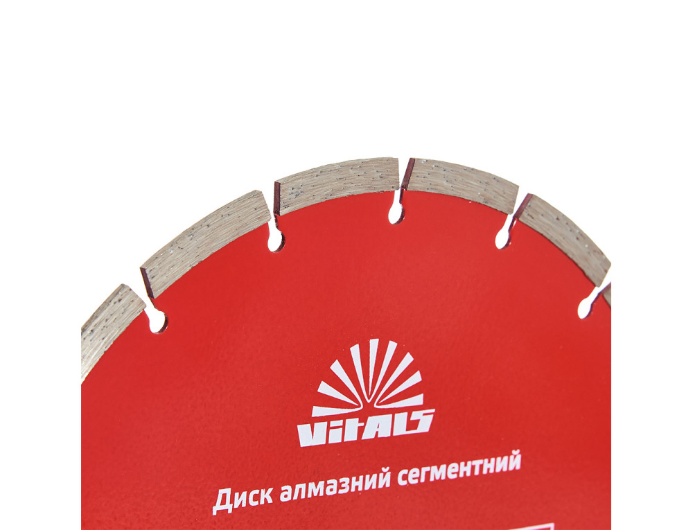 Диск алмазний Vitals сегментний 180х22.2х7 мм