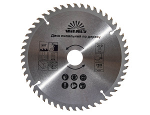 Диск пиляльний Vitals по дереву 210x30/25.4/20, ATB 50