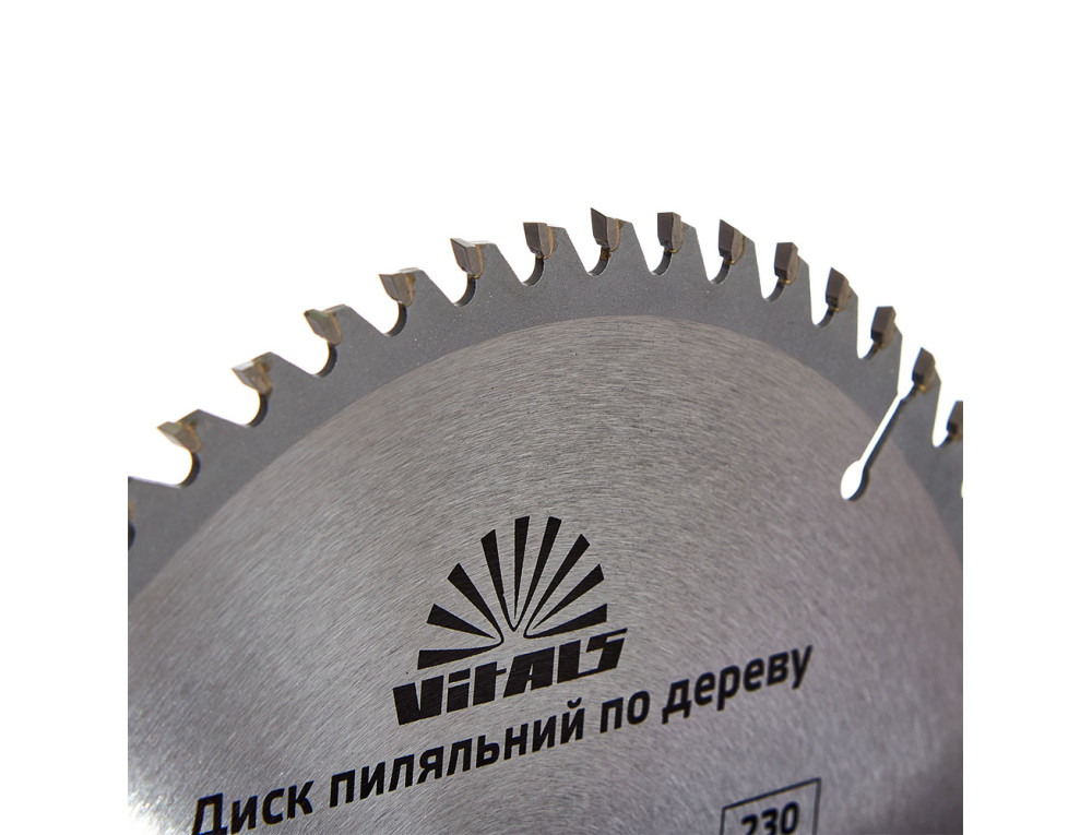 Диск пиляльний Vitals по дереву 230x30/25.4/22.2, ATB 60