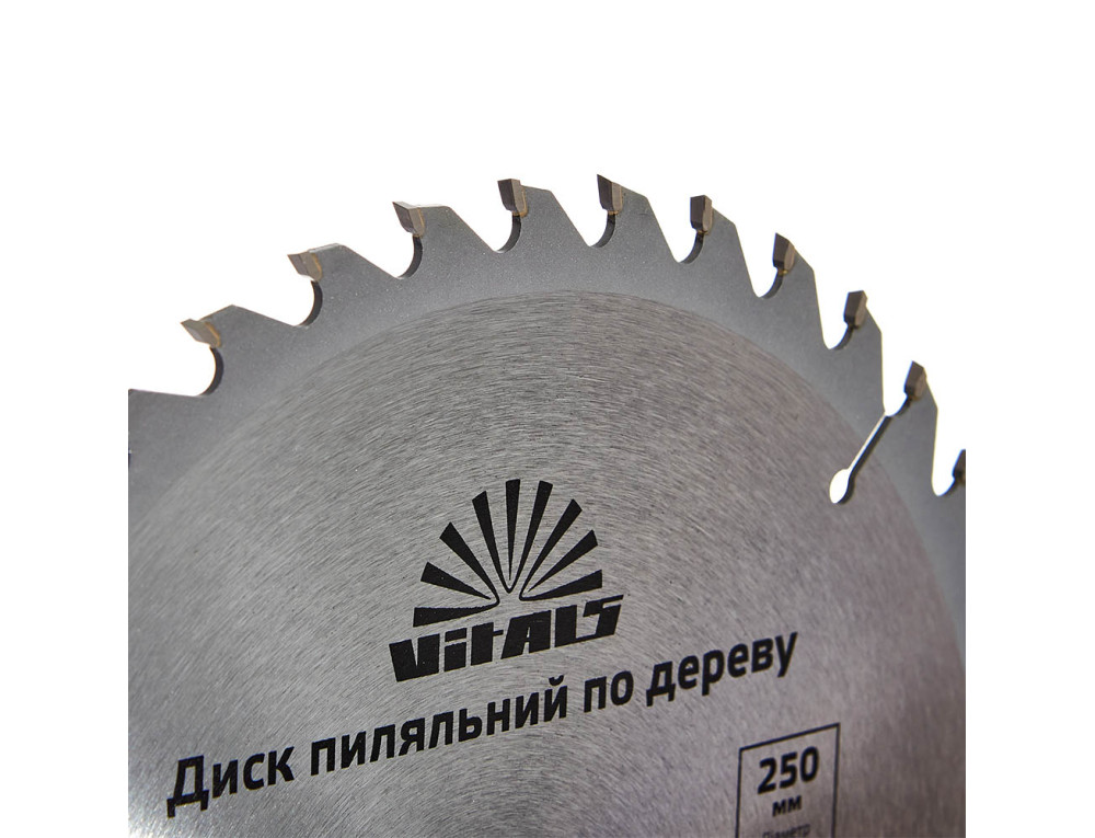 Диск пильний Vitals по дереву 250x30/25.4, ATB 40
