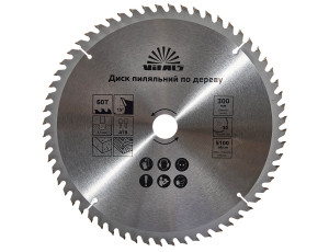Диск пиляльний Vitals по дереву 300x30/25.4, ATB 60