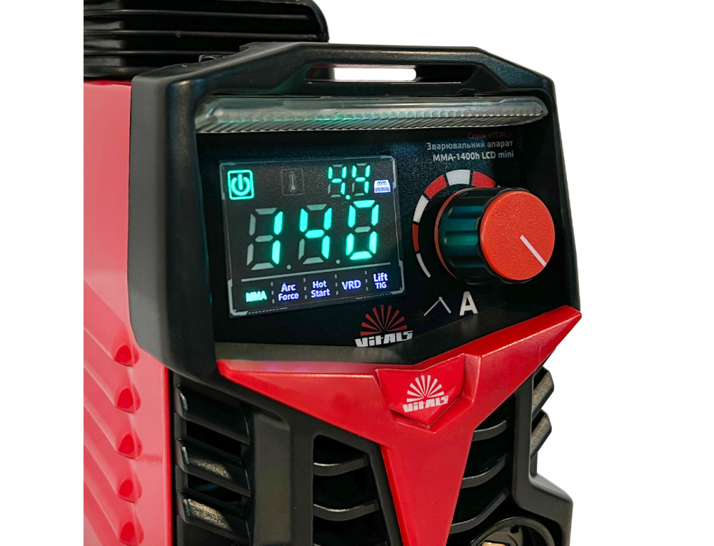 Зварювальний апарат Vitals MMA-1400h LCD mini